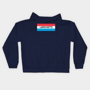 Larochette City in Luxembourg Flag Kids Hoodie